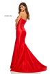 Sherri Hill 52541 Strapless with High Slit Prom Gown