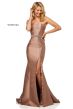 Sherri Hill 52541 Strapless with High Slit Prom Gown