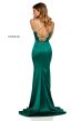Sherri Hill 52548 Lace-Up Back Satin Prom Dress