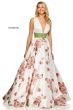 Sherri Hill 52632 Floral Print Skirt Prom Gown