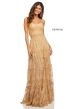 Sherri Hill 52675 Lace-Up Back Sequin Prom Dress