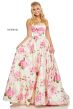 Sherri Hill 52723 Floral Print with Pockets Long Party Dress