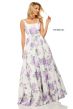 Sherri Hill 52815 Square Neck Floral Prom Gown