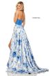 Sherri Hill 52894 Slit Skirt Two Piece Floral Dress