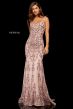 Sherri Hill 52925 Bandeau Back Sequin Formal Dress