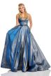 Sherri Hill 52755 V-Neck Metallic Prom Dress
