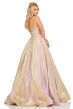 Sherri Hill 52755 V-Neck Metallic Prom Dress