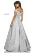 Sherri Hill 52507 Off-The-Shoulder Brocade Long Party Dress