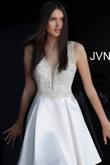 Jovani JVN62563 Cutout Back Short Dress