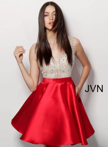 Jovani JVN63850 Beaded Bodice Dress