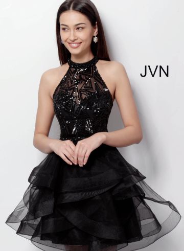 Jovani JVN65941 High Neck Dress