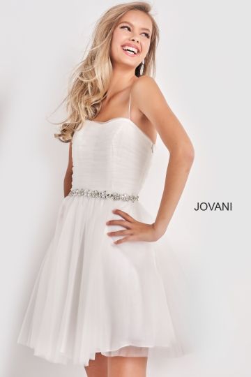 Jovani K4761 Spaghetti Straps Cocktail Dress
