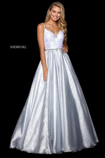 Sherri Hill 52994 Spaghetti Straps Prom Dress
