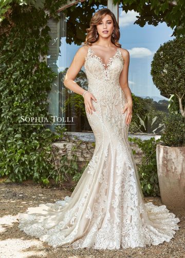 Sophia Tolli Y Kali Dual Cutout Back Bridal Dress Madamebridal Com