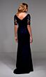 Alyce Paris 27498 Embellished Sleeves Pleated Dress