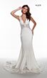 Alyce Paris 5065 V-Neck with Train Dress