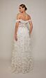 Alyce Paris 61308 3D Flowers Off The Shoulder Dress