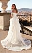 Alyce Paris 7020 Off The Shoulder Wedding Dress with Overskirt