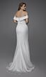 Alyce Paris 7020 Off The Shoulder Wedding Dress with Overskirt