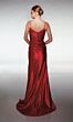 Aerie Couture 383 High Slit Sweetheart Neckline Dress