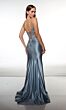 Aerie Couture 394 Beaded Corset Bodice Scoop Neck Dress