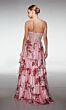 Aerie Couture 396 Tiered Skirt Sweetheart Neck Dress