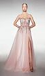 Aerie Couture 398 Slit Skirt Spaghetti Strap Dress
