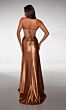 Aerie Couture 425 Beaded Corset Bodice with Side Tail Dress