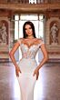 Alyce Paris 7026 Illusion Back Embroidered Wedding Gown