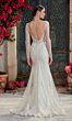 Alyce Paris 7030 Long Sleeve Open Back Bridal Dress