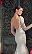 Alyce Paris 7030 Long Sleeve Open Back Bridal Dress
