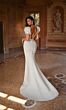 Alyce Paris 7066 Floral Sleeves Open Back Bridal Gown