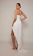 Alyce Paris 70042 Asymmetric Hem Strapless Bridal Gown