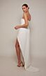Alyce Paris 70042 Asymmetric Hem Strapless Bridal Gown