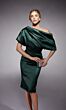 Alyce Paris 70060 Drape Asymmetric Neck Evening Dress