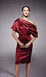 Alyce Paris 70060 Drape Asymmetric Neck Evening Dress