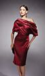 Alyce Paris 70060 Drape Asymmetric Neck Evening Dress