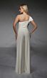 Alyce Paris 70066 Wide-Leg Pants One Shoulder Bridal Jumpsuit