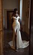 Alyce Paris 7106 Removable Train Cowl Neck Wedding Dress