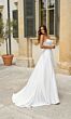 Alyce Paris 7110 Back Button Beaded Waist Wedding Dress
