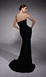 Alyce Paris 7112 Scoop Neck Asymmetric Peplum Bridal Gown