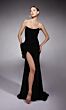 Alyce Paris 7112 Scoop Neck Asymmetric Peplum Bridal Gown