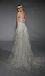 Alyce Paris 7121 Illusion Back Plunging Neck Wedding Gown