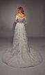 Alyce Paris 7150 Flounce Sleeves Illusion Corset Wedding Gown