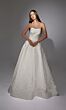Alyce Paris 7155 Strapless Floral Jacquard Bridal Dress