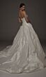 Alyce Paris 50000 Corset Bodice Drop Waist Taffeta Bridal Gown