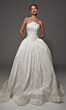 Alyce Paris 50001 Strapless Jacquard Drop Waist Bridal Gown