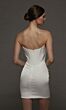 Alyce Paris 70107 Strapless Corset Bodice Fitted Short Wedding Dress