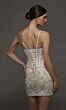 Alyce Paris 70115 Spaghetti Strap Fitted Lace Short Bridal Dress