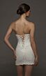 Alyce Paris 70116 Strapless Lace Corset Bodice Short Bridal Dress